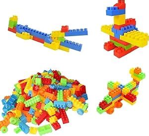 Aadhya Toys 260 Pcs Pcs Bricks Building Block Educational Children Toy ...
