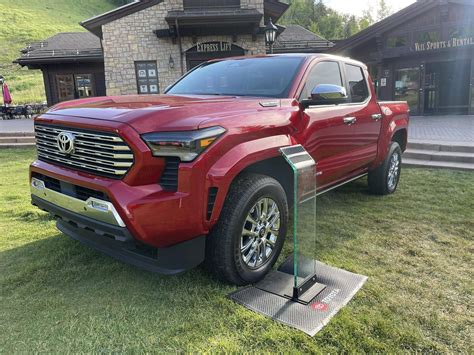 2024 Tacoma Limited in Supersonic Red appears at Toyota Takeover Weekend Vail | 2024 Tacoma ...