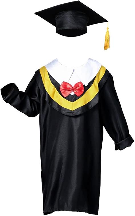 Buy Amosfun Kids Graduation Gown and Cap Graduation Robe Tassel Cap for ...