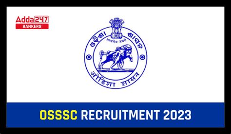OSSSC Recruitment 2023 Out for 5396 Junior Assistant & PEO
