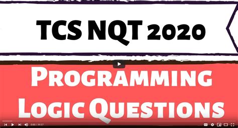 Image result for TCS Nqt Programming Logic Questions