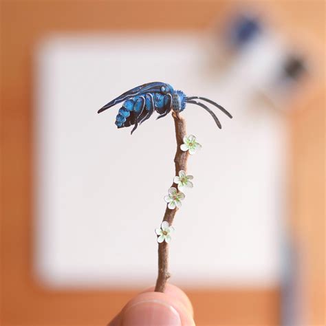 Neon Cuckoo Bee – The Paper Ark