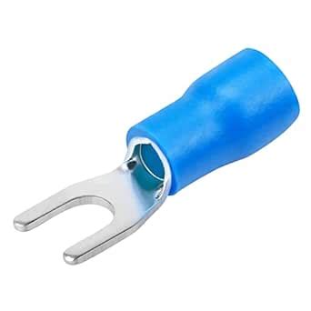 PRECIHW 200 Pcs Insulated Fork Spade U-Type Wire Connectors, 16-14 AWG ...