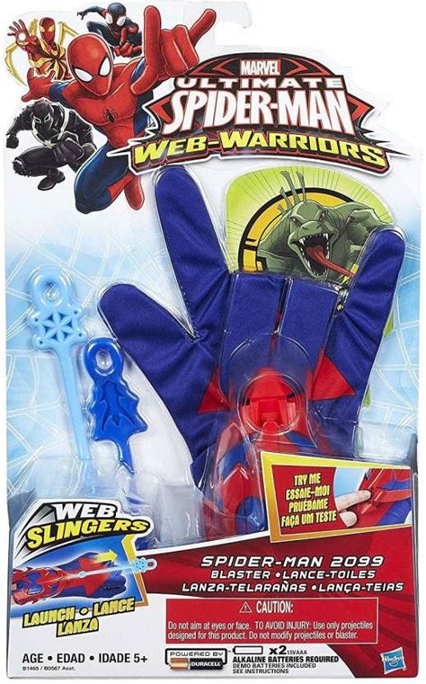 Hasbro Marvel Ultimate Spiderman Web Warriors 2099 Web Slingers Blaster ...