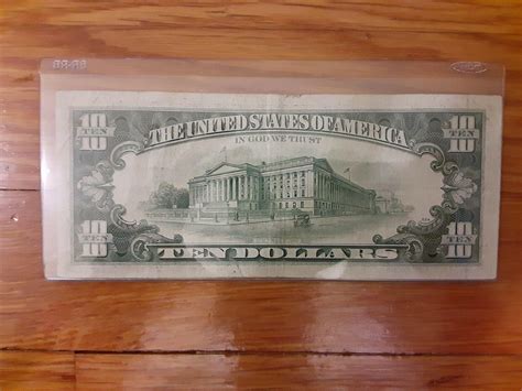 Misprinted $10 Bills