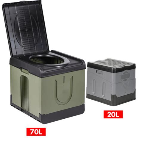 Camping toilet 20L 70L camper dry toilet fishing India | Ubuy