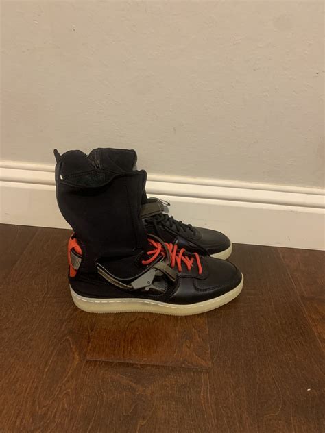 Acronym × Nike Acronym x NikeLab Air Force Downtown 1 Hi SP Black ...