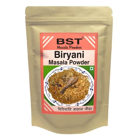 BST Biryani Masala 250g | Easily prepare delicious Chicken/Meat/Veg ...