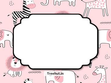 Cute Free Printable Labels, 3x4 inch Name Tag