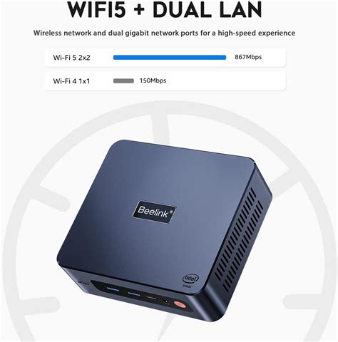 Buy Beelink U59 Pro Mini Pc with 11th Gen 4 Core Processor N5105,16GB ...