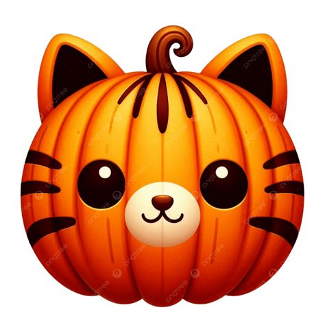Cat Face Shape Pumpkin, Cat Face, Pumpkin, Hollween PNG Transparent ...