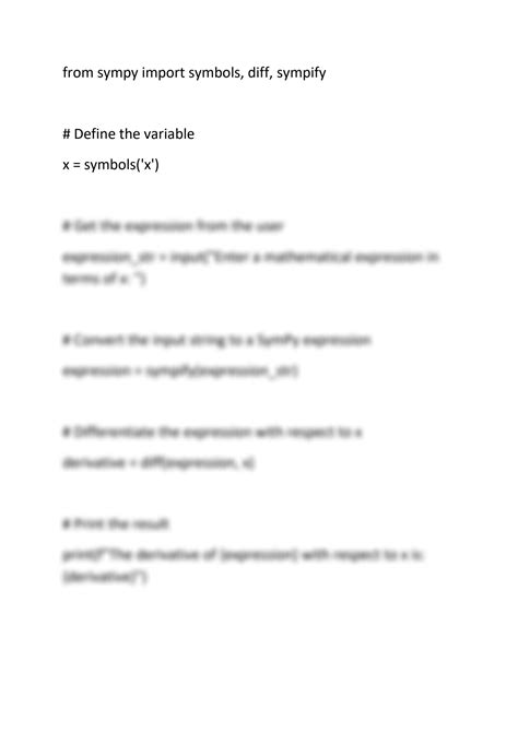 Image result for Python Differentiation Forward