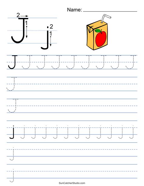 Letter J Preschool Printables - Preschool Mom - Worksheets Library