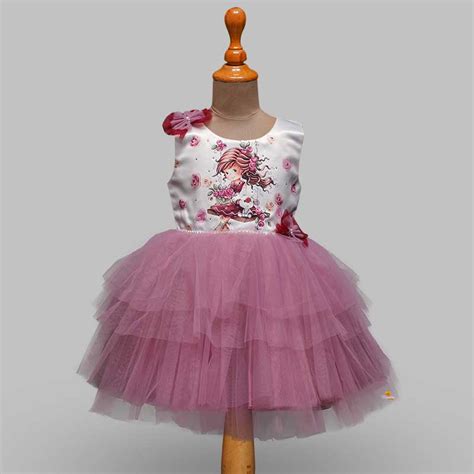 Buy Onion & Peach Party Wear Frock For Girls – Mumkins