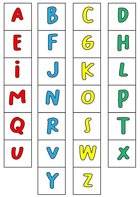 Alphabet Letters Printable Pdf - Printable Free Templates