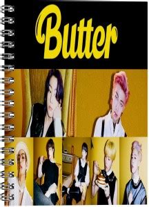 MG Brand Bts Bangatan Boys Fan Art Kpop Butter Version Spiral Notebook ...