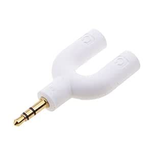 arythe 3.5mm Stereo Splitter Earphone Headphone 2 Way Adaptor Keyring ...