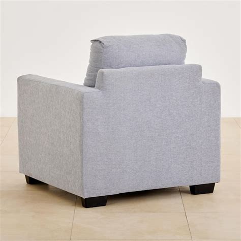 Buy Ellora Fabric 1-Seater Sofa - Grey from Home Centre at just INR 7998.0