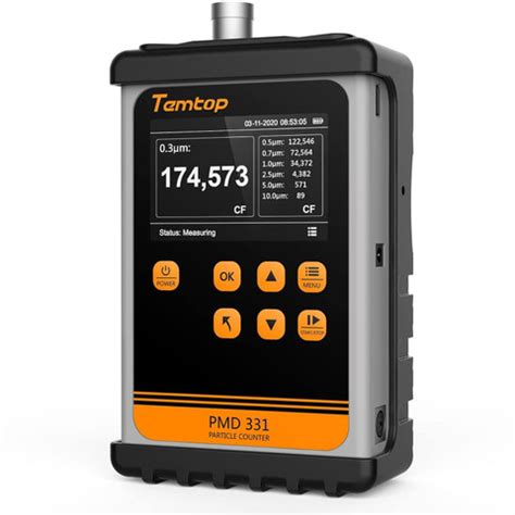 Elitech Temtop PMD 331 Professional Handheld Particle Counter Test ...