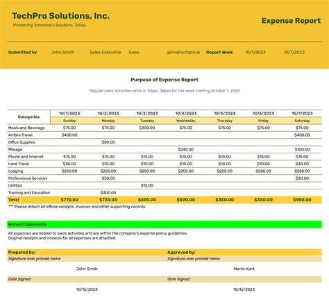 Image result for Monthly Expense Report Example