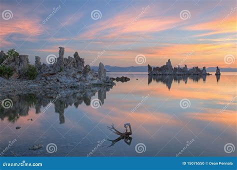Mono Lake at Dawn stock photo. Image of natural, beautiful - 15076550