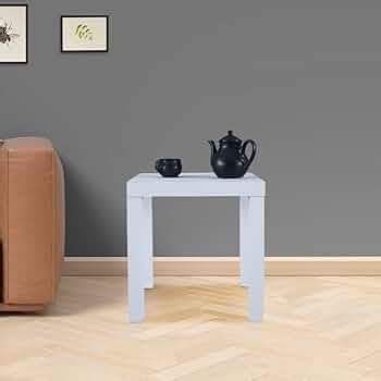 HomeTown Larix Engineered Wood Side Table in Red color - Price History