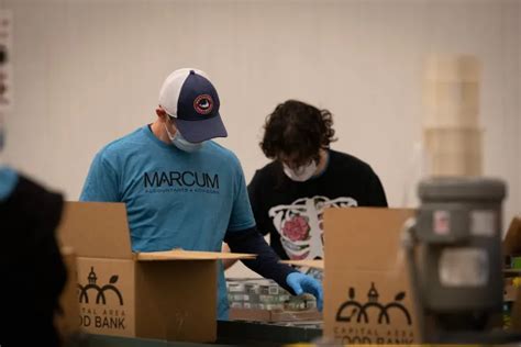 DHS Secretary Alejandro Mayorkas Volunteers at Capital Area Food Bank ...