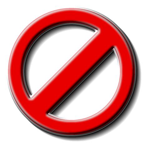 Do Not Sign Icon, Transparent Do Not Sign.PNG Images & Vector ...