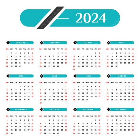 日曆年 2024 顏色紫色和黃色漸變 向量, 2024年日历, 2024 年, 紫色日历向量圖案素材免費下載，PNG，EPS和AI素材下載 ...