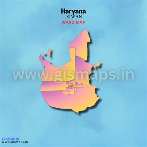 Siwan Ward Map