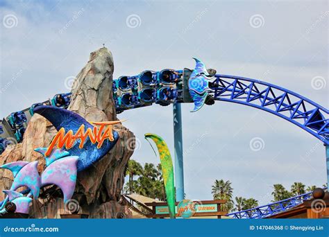 Sea World MANTA in San Diego Editorial Stock Photo - Image of worlds ...