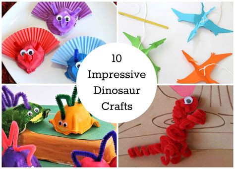 10 DIY Dinosaur Crafts