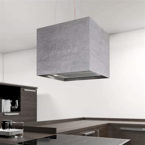 Buy BIELMEIER Extractor hood/CONCRETE GRES/Island hood/ceramic grey ...