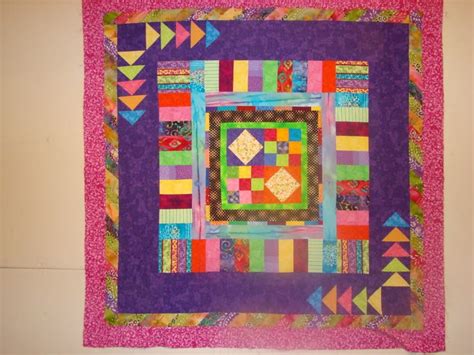 Image result for Fractured Round Robin Quilt Pattern