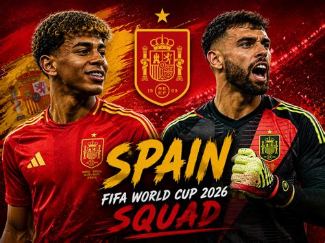 Spain FIFA World Cup 2026 squad announced: Lamine Yamal, David Raya ...