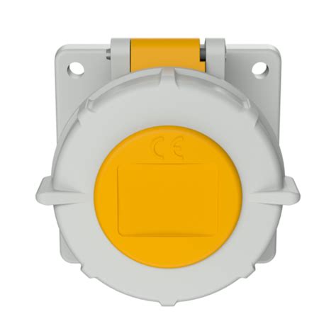 MENNEKES Panel mounted receptacle with TwinCONTACT 1707– Industrial ...
