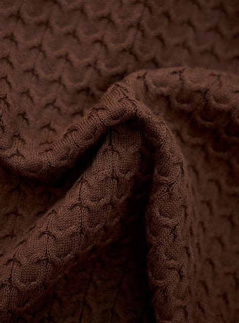 Buy Neo Brown Cotton Wool Pullover | Casual Brown Structure Jacket for ...