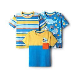 Babyhug 100% Cotton Knit Half Sleeves T-Shirts with Sea Life Print ...