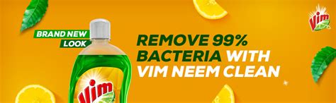Vim Dishwash Anti Bac Liquid, Neem, 750 ml (VILY100) : Amazon.in ...