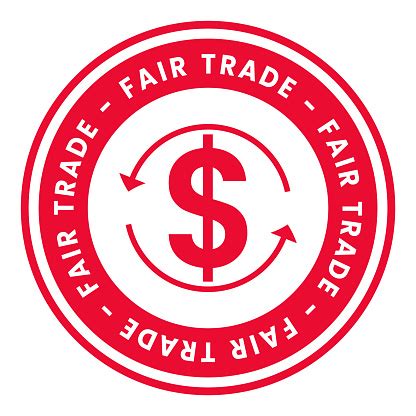 Fair Trade Sticker 的图像结果