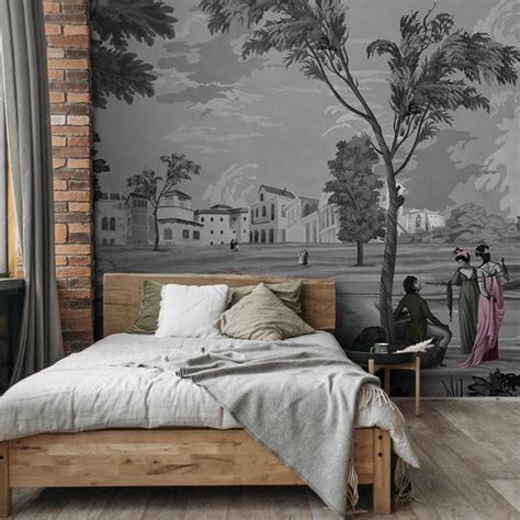 It’s a French Life, Old Painting Inspired Wallpaper, Customised Sukoon ...