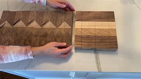 Patterned end grain cutting board – Artofit