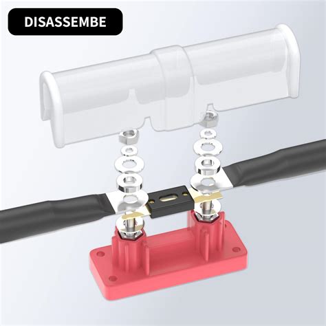 Buy RVBOATPAT 500 Amp Fuse Block, ANL Fuse Holder with Fuse, Terminal ...