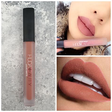 Жидкая матовая помада Huda Beauty Liquid matte Оттенок Bombshell — Teletype