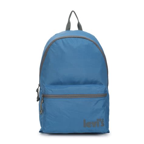 Men's Teal Blue Solid Backpack – Levis India Store