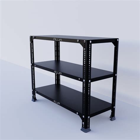 Slotted Angle Metal Rack (24" H x 29" L x 12" D)
