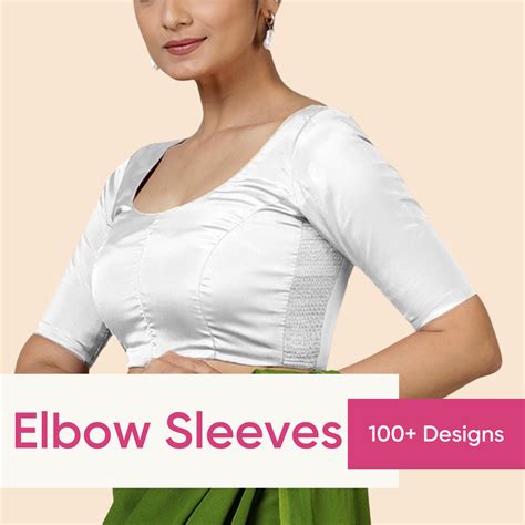 Elegant and Stylish: Top Elbow Sleeve Saree Blouse Designs – Binks