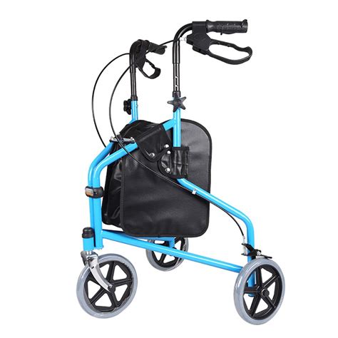 3 Wheel Walker For Seniors Foldable Height Adjustable Rollator Walker ...