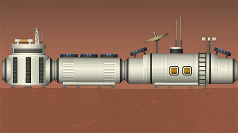 A small Mars base that I made. Tried to make it slightly detailed while keeping it simple ...