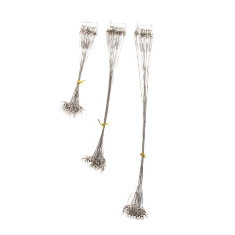 asiproper 72 pcs Fishing Trace Lure Wire Spinner Leader Hooks Swivel ...
